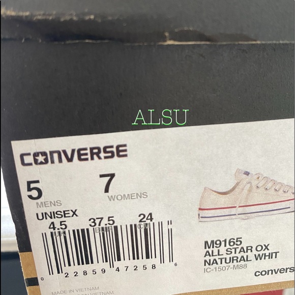 Converse All Star Canvas Low Top Natural Cream W - Picture 10 of 10